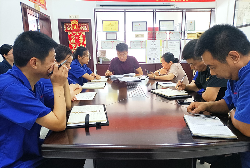Thionóil Dafeng Mingyue Bearing Bush Co., Ltd a 9ú cruinniú míosúil do 2024